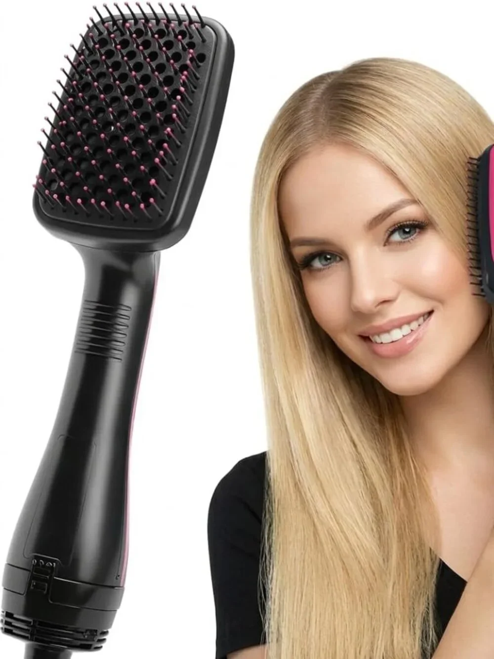3-in-1 Hair Dryer Brush & Hot Air Styling Brush N8056